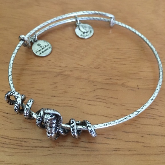 ❌SOLD❌ Rare Alex and Ani Serpent / Cobra Bracelet - Picture 2 of 6